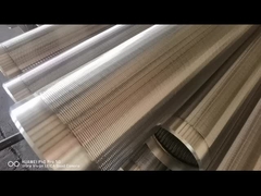 वेल्डेड रिंग एंड के साथ जॉनसन स्क्रीन