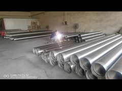 वेल्ड वाटर वेल स्क्रीन रिंग समाप्त होती है