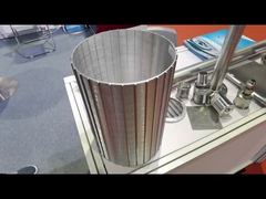 घन तार स्क्रीन 304 स्टेनलेस स्टील फिल्टर नोजल ओडी 53 मिमी