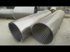 SS304 कुज वायर रोटरी स्क्रीन ड्रम फिल्टर अपशिष्ट जल उपचार के लिए