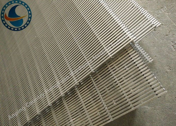 Flat Johnson Type Wedge Wire Screen Panels For Water Treating Equipment