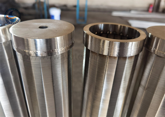 Iso9001 प्रमाणित स्टेनलेस स्टील घाव स्क्रीन 0.025mm-20mm स्लॉट आकार