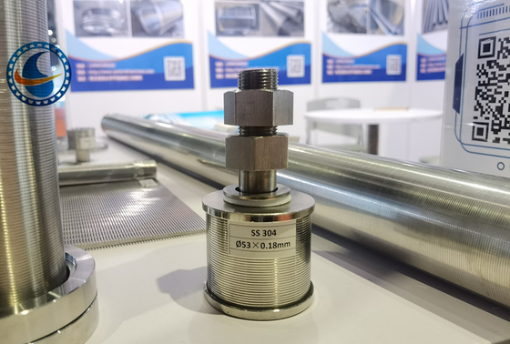 Od 53mm वाटर फिल्टर नोजल स्टेनलेस स्टील 304