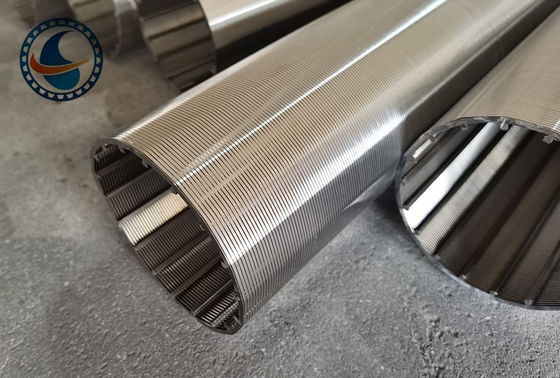 अपशिष्ट जल उपचार के लिए SS316L 300µm वेज वायर स्क्रीन मेश