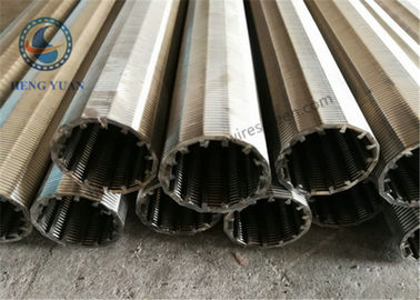 स्टेनलेस स्टील वेज वायर वी वायर जॉनसन स्क्रीन 40 मिमी ओडी स्क्रीन पाइप