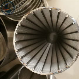 स्क्रीनिंग के लिए वी आकार का तार 0.75 मिमी स्लॉट जॉनसन स्क्रीन पाइप