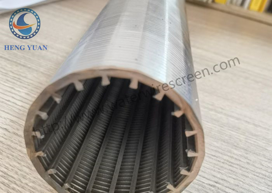 स्क्रीनिंग के लिए स्लॉट 60 जॉनसन वायर स्क्रीन वेज आकार का फ़िल्टर तत्व